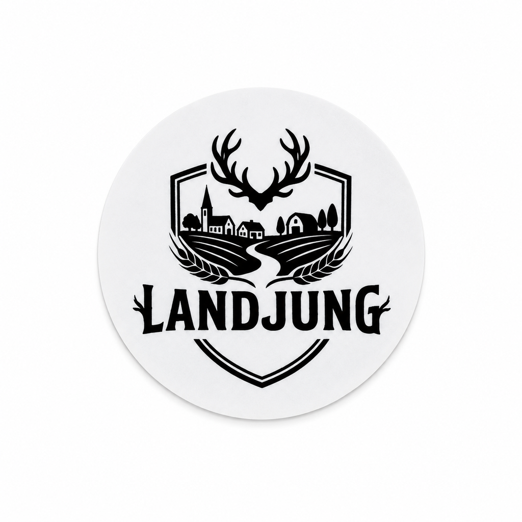 LandJung Aufkleber Rund- 5 Stk.