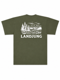 LandJung T-Shirt Oliv – FOREST BACKPRINT