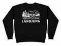 LandJung Sweater Schwarz – FOREST BACKPRINT