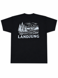 LandJung T-Shirt Schwarz – FOREST BACKPRINT