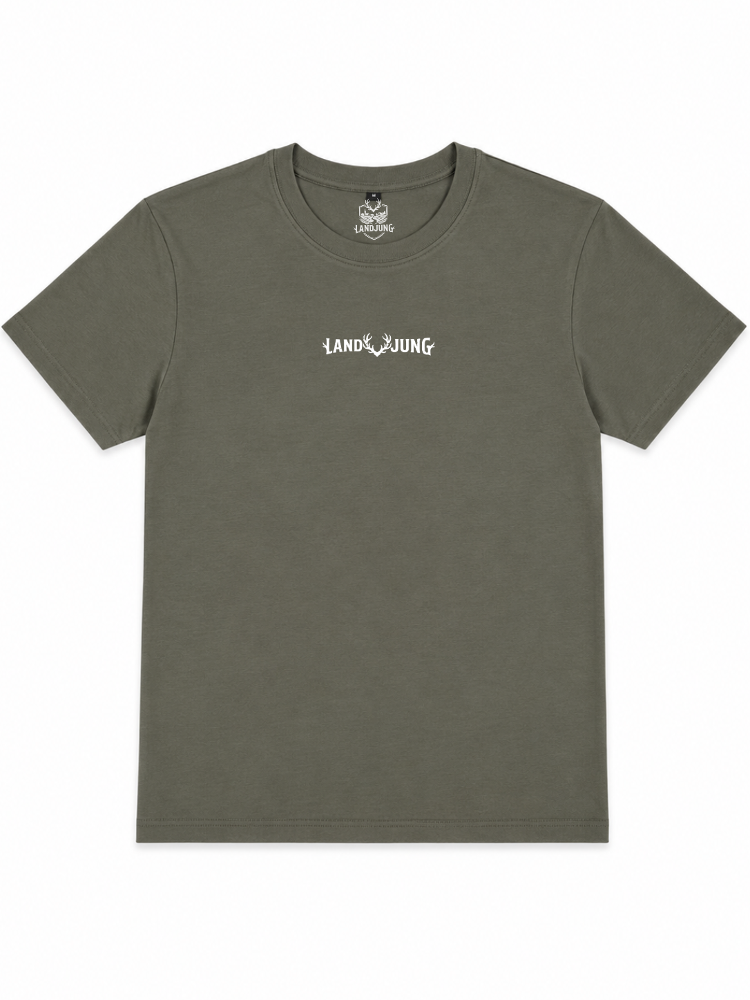 LandJung T-Shirt Oliv – Essential Brustlogo