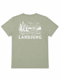 LandJung T-Shirt Mint – FOREST BACKPRINT