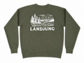 LandJung Sweater Oliv – FOREST BACKPRINT