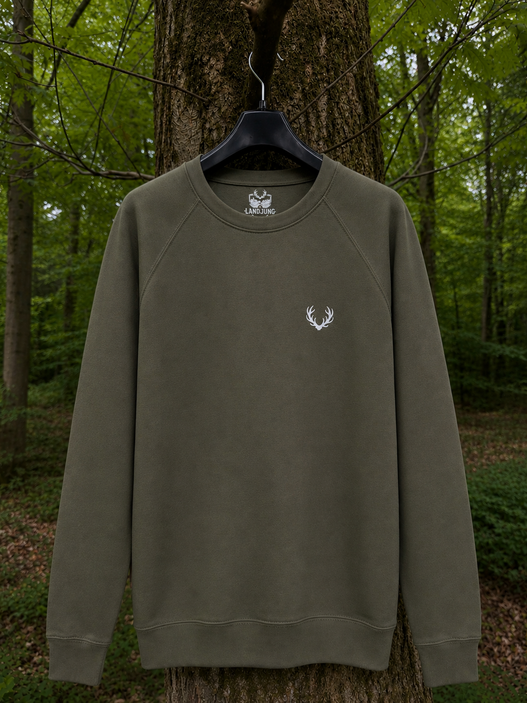 LandJung Pullover Oliv – Essential