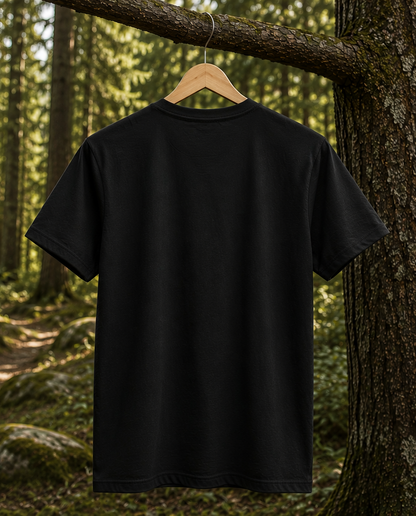 Landjung T-Shirt Schwarz – Essential Brustlogo