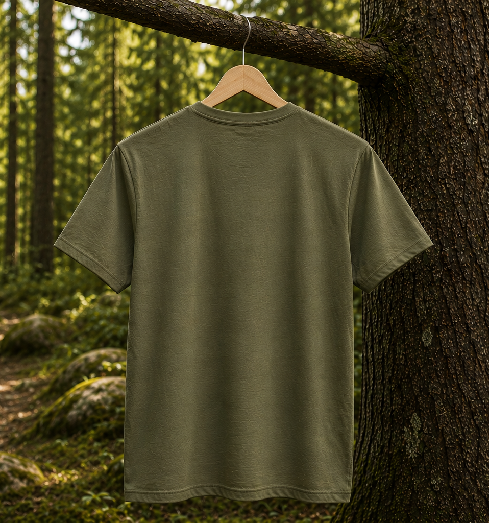 Landjung T-Shirt Oliv – Essential Brustlogo