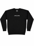 LandJung Sweater Schwarz – Essential Brustlogo